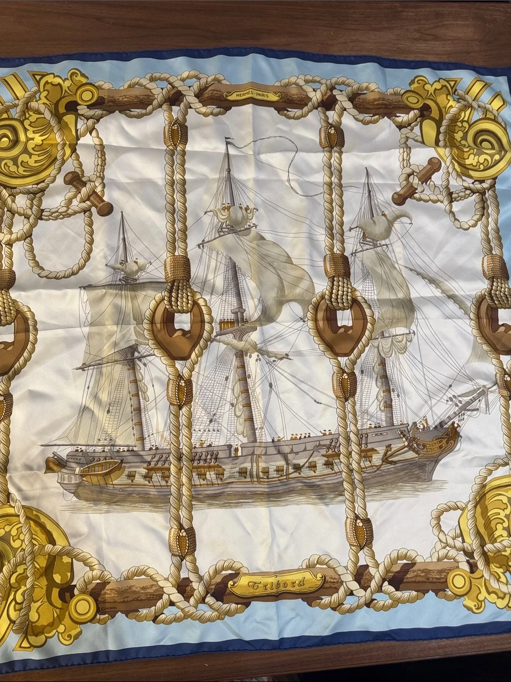 Hermes Paris silk scarf